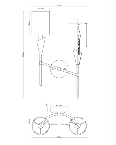 Бра Moderli V10031-2W Luiza