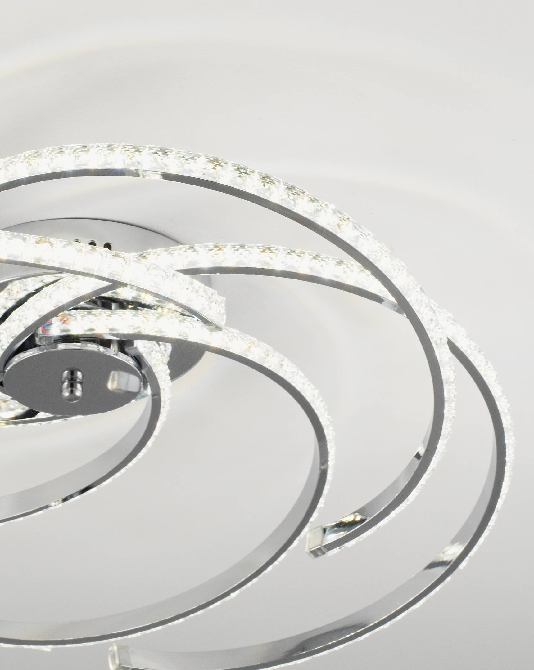 Светодиодная потолочная люстра с пультом Moderli V2785-CL Ello LED 170W